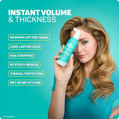 Marc Anthony Big Volume Root Lifting Spray for Fine & Thin Hair - Lightweight Volumizer & Thickening Spray with Maximum Hold for Bounce - Frizz-Free & Sulfate-Free