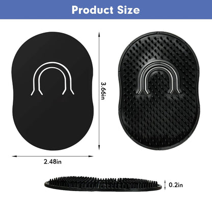 12-Pack Pocket Combs for Men - Soft Portable Hand Comb for Shampoo, Scalp, Beard Massage - FOVKO