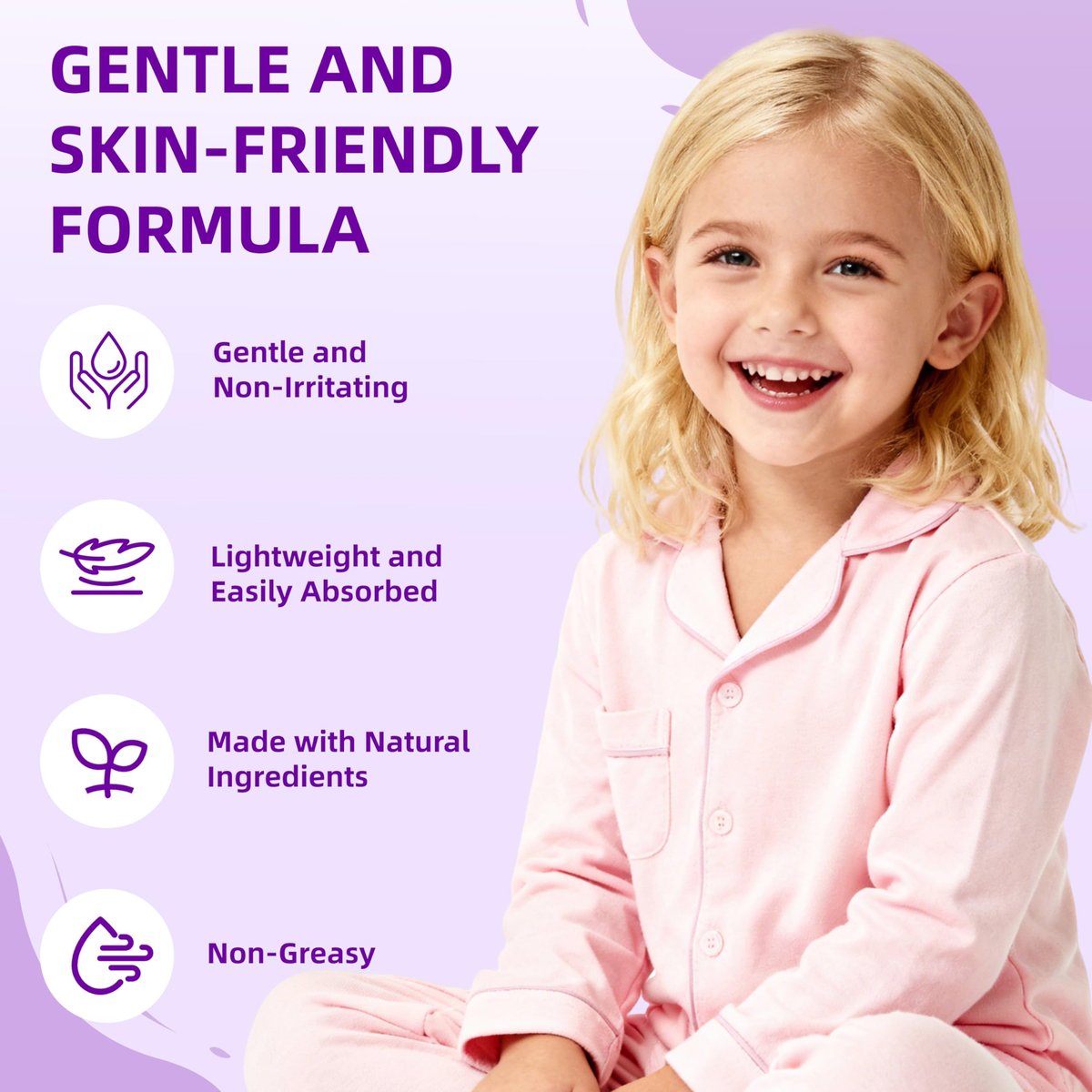 Veakson Magnesium Lotion for Kids & Babies - Lavender Magnesium Cream for Sleep, Soothing Relief & Relaxation, Topical Butter, 4 oz - görsel 6