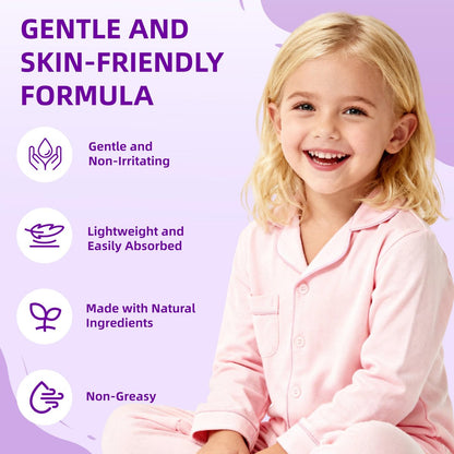 Veakson Magnesium Lotion for Kids & Babies - Lavender Magnesium Cream for Sleep, Soothing Relief & Relaxation, Topical Butter, 4 oz