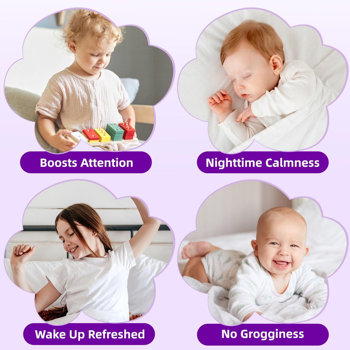 Veakson Magnesium Lotion for Kids & Babies - Lavender Magnesium Cream for Sleep, Soothing Relief & Relaxation, Topical Butter, 4 oz - görsel 8