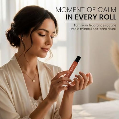 Caftari Oud Perfume Oil Rollerball — Scent of Nirvana | Oud, Musk, Amber & Saffron | Roll On Oil Perfume | Non Toxic | Alcohol-Free | Jojoba Base | Unisex | Travel Ready 10 ml Avelisse