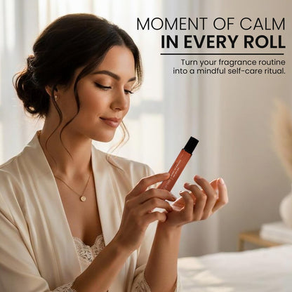 Caftari Oud Perfume Oil Rollerball — Scent of Nirvana | Oud, Musk, Amber & Saffron | Roll On Oil Perfume | Non Toxic | Alcohol-Free | Jojoba Base | Unisex | Travel Ready 10 ml Avelisse