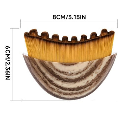 SANLESS Lymphatic Contour Face Brush – Silicone Facial Massage Tool for Drainage & Relaxation Avelisse