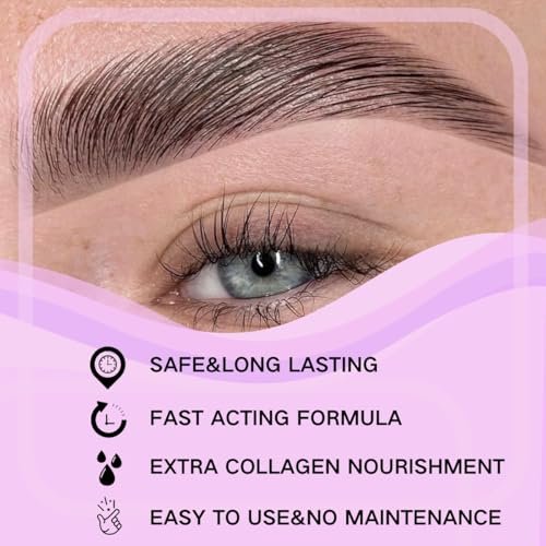 Omysda Lash Lift and Brow Lamination Kit - Black, Professional DIY Eyelash & Eyebrow Perm Kit, 6-8 Weeks Long-Lasting, 4 in 1 Solution Avelisse