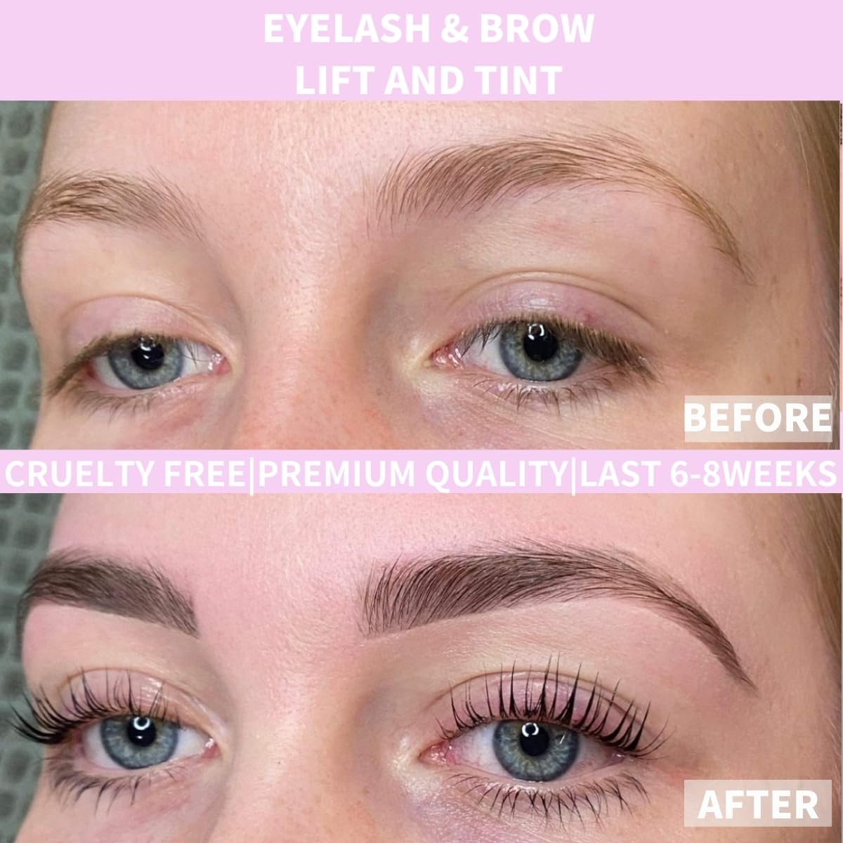 Omysda Lash Lift and Brow Lamination Kit - Black, Professional DIY Eyelash & Eyebrow Perm Kit, 6-8 Weeks Long-Lasting, 4 in 1 Solution Avelisse