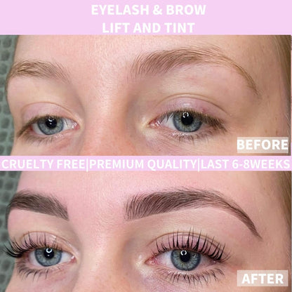 Omysda Lash Lift and Brow Lamination Kit - Black, Professional DIY Eyelash & Eyebrow Perm Kit, 6-8 Weeks Long-Lasting, 4 in 1 Solution Avelisse