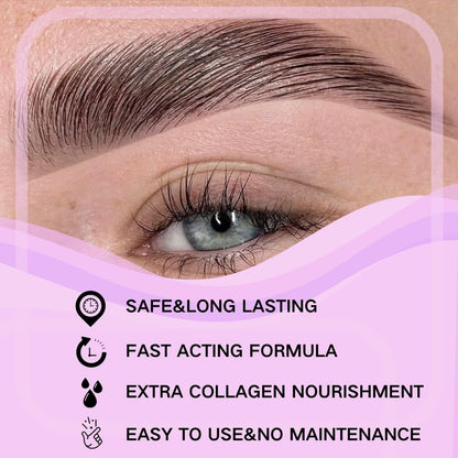 Omysda Lash Lift and Brow Lamination Kit - Black, Professional DIY Eyelash & Eyebrow Perm Kit, 6-8 Weeks Long-Lasting, 4 in 1 Solution Avelisse