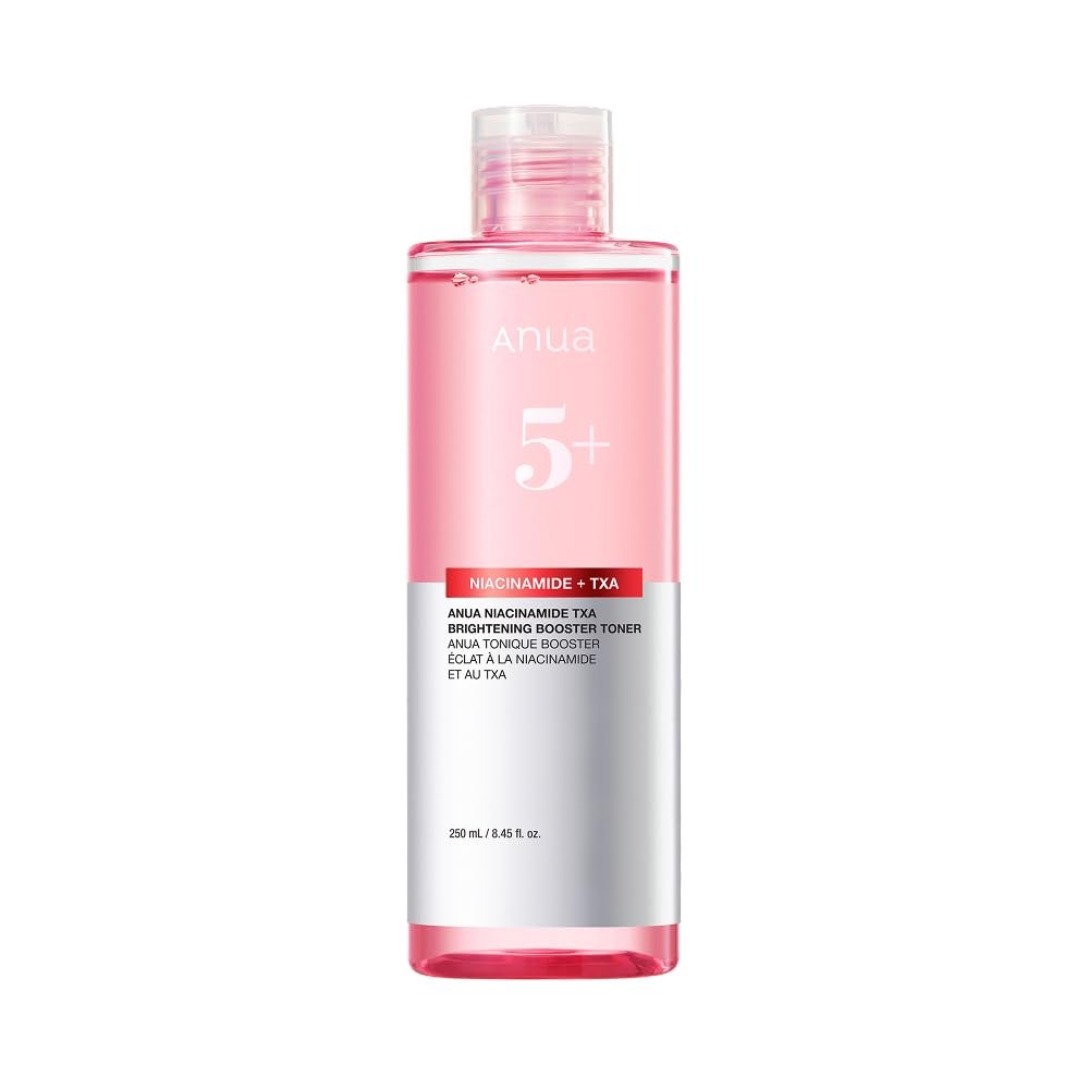 Anua Niacinamide Tranexamic Acid Brightening Booster Toner - Lightweight Pink Essence Toner for Dark Spot Care, Glow & Skin Clarity - Korean Skincare, 8.45 fl oz - görsel 1