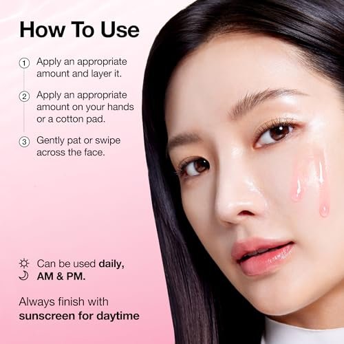 Anua Niacinamide Tranexamic Acid Brightening Booster Toner - Lightweight Pink Essence Toner for Dark Spot Care, Glow & Skin Clarity - Korean Skincare, 8.45 fl oz - görsel 14