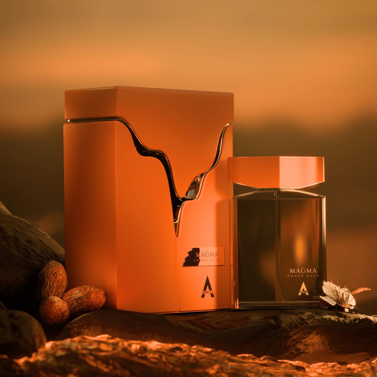 Atralia Magma Ember Dusk Extrait de Parfum EDP 2.7 fl oz (80 ml) - Intense, Long-Lasting Fragrance Avelisse