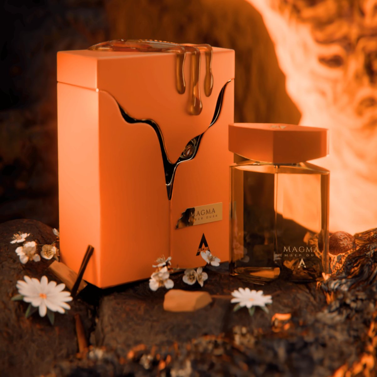 Atralia Magma Ember Dusk Extrait de Parfum EDP 2.7 fl oz (80 ml) - Intense, Long-Lasting Fragrance Avelisse