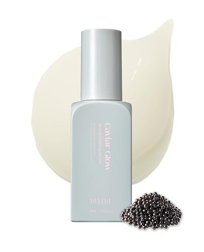 Delere Caviar Glow Smoothing Serum with Caviar Collagen, Niacinamide & Retinol – Korean Glass Skin Serum, 1.7 oz Avelisse
