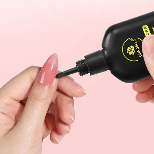 UNA GELLA Press On Nail Glue Remover with Built-in Crowbar - 30ml Acetone-Free Gentle Soak Off for Nail Tips & Adhesive Glue - Easy Home DIY Nail Art Remover - görsel 12