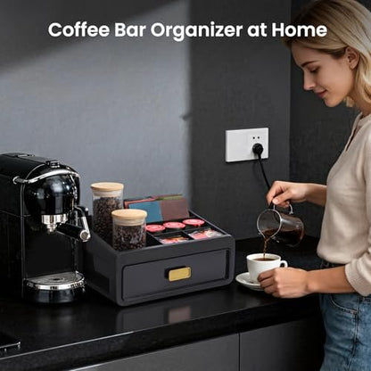 UJQSUN Black Cologne Organizer for Men - Perfume Tray & Dresser Organizer, Bathroom Countertop Storage, Under Sink Organizer, Colognes Stand