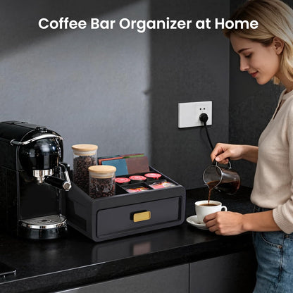 UJQSUN Black Cologne Organizer for Men - Perfume Tray & Dresser Organizer, Bathroom Countertop Storage, Under Sink Organizer, Colognes Stand