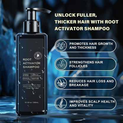 Root Activator Shampoo For Men - Hair Growth Shampoo for Hair Loss and Thinning Hair - 300 mL/10.1 fl oz Avelisse