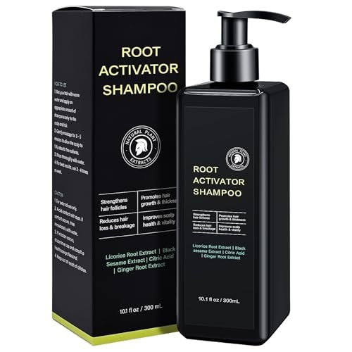 Root Activator Shampoo For Men - Hair Growth Shampoo for Hair Loss and Thinning Hair - 300 mL/10.1 fl oz Avelisse