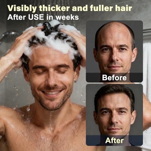 Root Activator Shampoo For Men - Hair Growth Shampoo for Hair Loss and Thinning Hair - 300 mL/10.1 fl oz Avelisse
