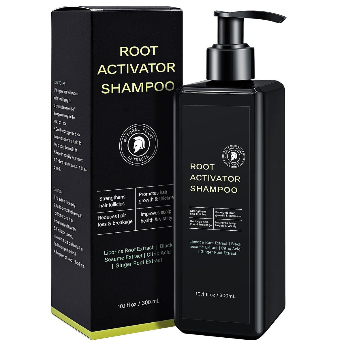 Root Activator Shampoo For Men - Hair Growth Shampoo for Hair Loss and Thinning Hair - 300 mL/10.1 fl oz Avelisse