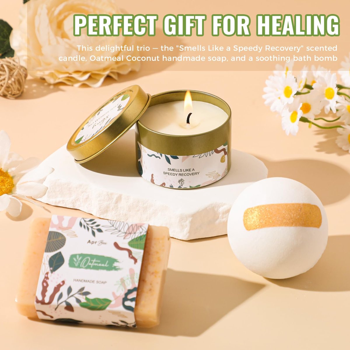 Get Well Soon Self Care Gift Basket for Women - Inspirational Thinking of You Gift Set, Relaxation Feel Better Hug in a Box, Chemo Care Package for Mom, Friend, Sister, Wife Avelisse