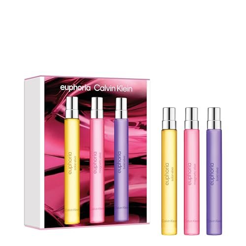 Calvin Klein Euphoria Elixir Eau de Parfum Trio Gift Set – Bold, Magnetic, Solar – Women’s Perfume Set Avelisse