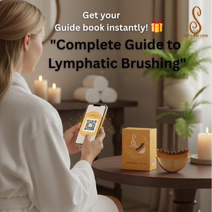 Lymphatic Contour Face Brush for Facial Sculpting – Anti-Puffiness, Detox & Lift, Improves Skin Glow & Absorption – Guasha Depuff Lift Brush for Face, Neck, Chin Massage – Instruction Included Avelisse