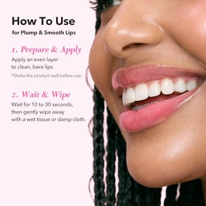 APRILSKIN Hero All Day Plumping Lip Stain - 24H Long-Lasting, Quick Visible Plumping, Smudge-Proof & Transfer Proof Wipe-Off Tint - Natural Rose (0.14 oz)