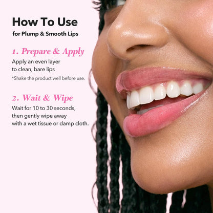 APRILSKIN Hero All Day Plumping Lip Stain - 24H Long-Lasting, Quick Visible Plumping, Smudge-Proof & Transfer Proof Wipe-Off Tint - Natural Rose (0.14 oz)