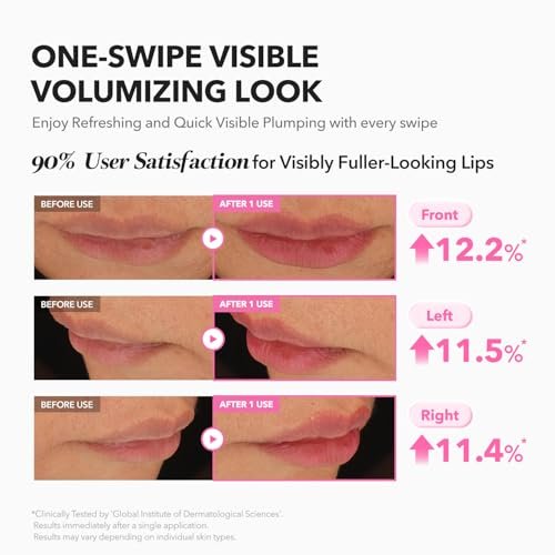 APRILSKIN Hero All Day Plumping Lip Stain - 24H Long-Lasting, Quick Visible Plumping, Smudge-Proof & Transfer Proof Wipe-Off Tint - Natural Rose (0.14 oz) - görsel 10