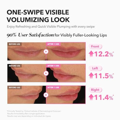 APRILSKIN Hero All Day Plumping Lip Stain - 24H Long-Lasting, Quick Visible Plumping, Smudge-Proof & Transfer Proof Wipe-Off Tint - Natural Rose (0.14 oz)