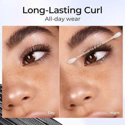 SACE LADY Waterproof Mascara - All-in-Lash Volume & Length, Smudge-Proof & Sweat-Proof, Long-Lasting Curl, Natural Black Eye Makeup for Women Avelisse