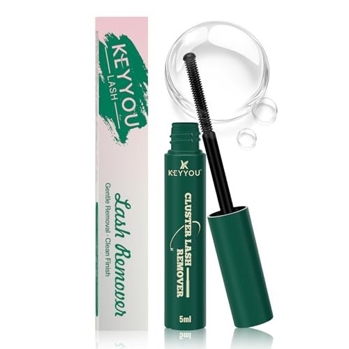 KEYYOU Lash Cluster Lash Remover 5ML – Oil-Based Gentle Eyelash Glue Remover for Lash Bond and Seal, Safe for Self-Application DIY Use - görsel 2