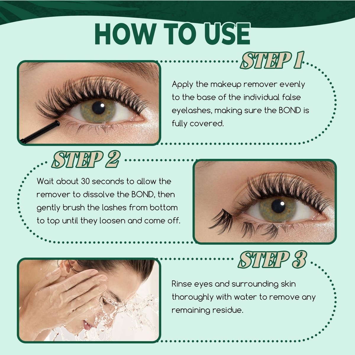 KEYYOU Lash Cluster Lash Remover 5ML – Oil-Based Gentle Eyelash Glue Remover for Lash Bond and Seal, Safe for Self-Application DIY Use - görsel 13