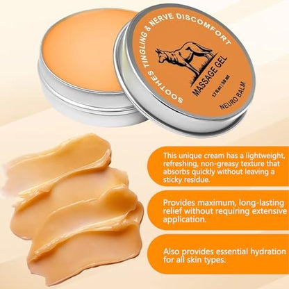 2pcs Neuro Balm - Nerve Relief Balm for Neuropathy, Muscle and Joint Soothing Cream for Hands, Feet, Neck and Shoulders Avelisse