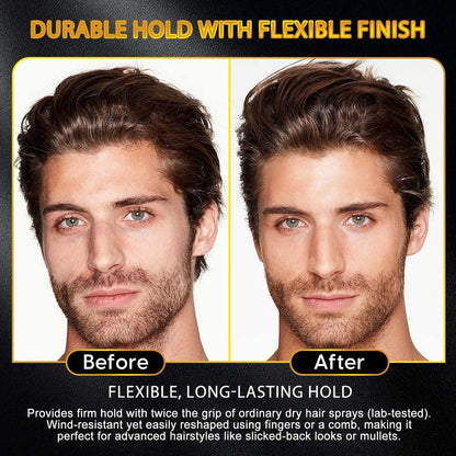 NIFEISHI Hair Styling Powder for Men (2 Pack, 1.05 oz Each) - Volumizing Texture Powder for All Hair Types, Natural Matte Hairstyle, High Hold