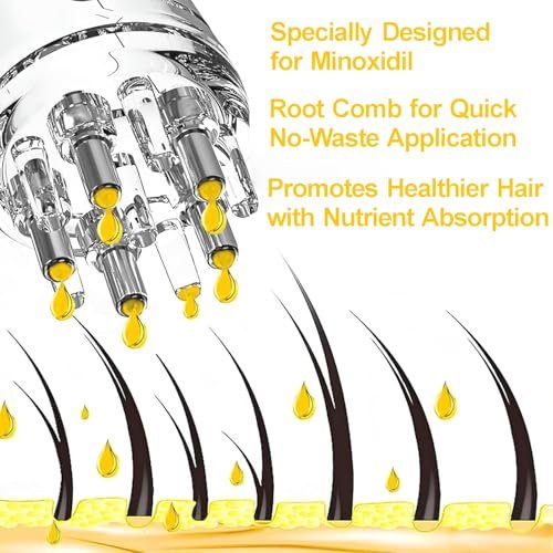 Angel Kiss Minoxidil Applicator - Mess-Free Hair Oil Dispenser for Scalp, Compact & Waste-Free Applicator Bottle for Hair Growth Treatments - görsel 4