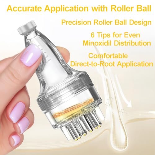 Angel Kiss Minoxidil Applicator - Mess-Free Hair Oil Dispenser for Scalp, Compact & Waste-Free Applicator Bottle for Hair Growth Treatments - görsel 6