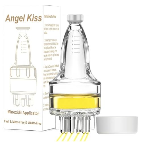 Angel Kiss Minoxidil Applicator - Mess-Free Hair Oil Dispenser for Scalp, Compact & Waste-Free Applicator Bottle for Hair Growth Treatments - görsel 2