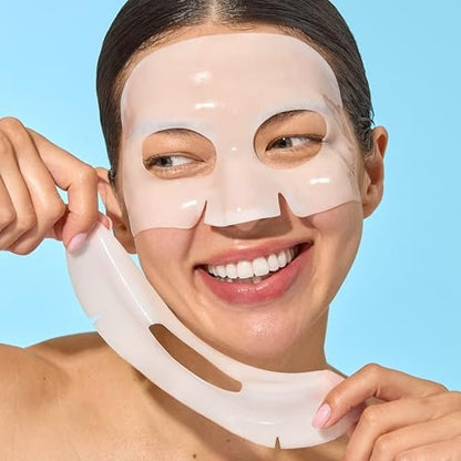 Mario Badescu Advanced Collagen Hydrogel Mask Set of 3 – Hydrating, Firming & Brightening Face Mask with Peptides, Hyaluronic Acid & Niacinamide Avelisse