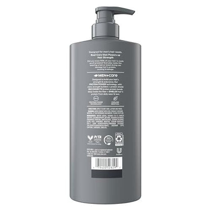 DOVE MEN + CARE Thick & Strong Shampoo 28 Fl Oz - Builds Hair Strength with Calcium