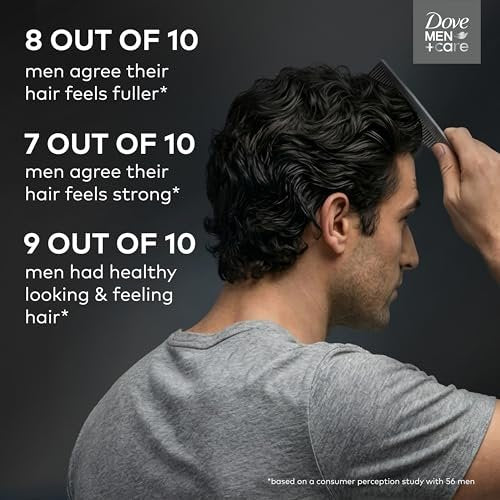 Dove Men+Care Charcoal & Clay Shampoo 28 Fl Oz | Deep Purifying & Hair Strengthening - görsel 14