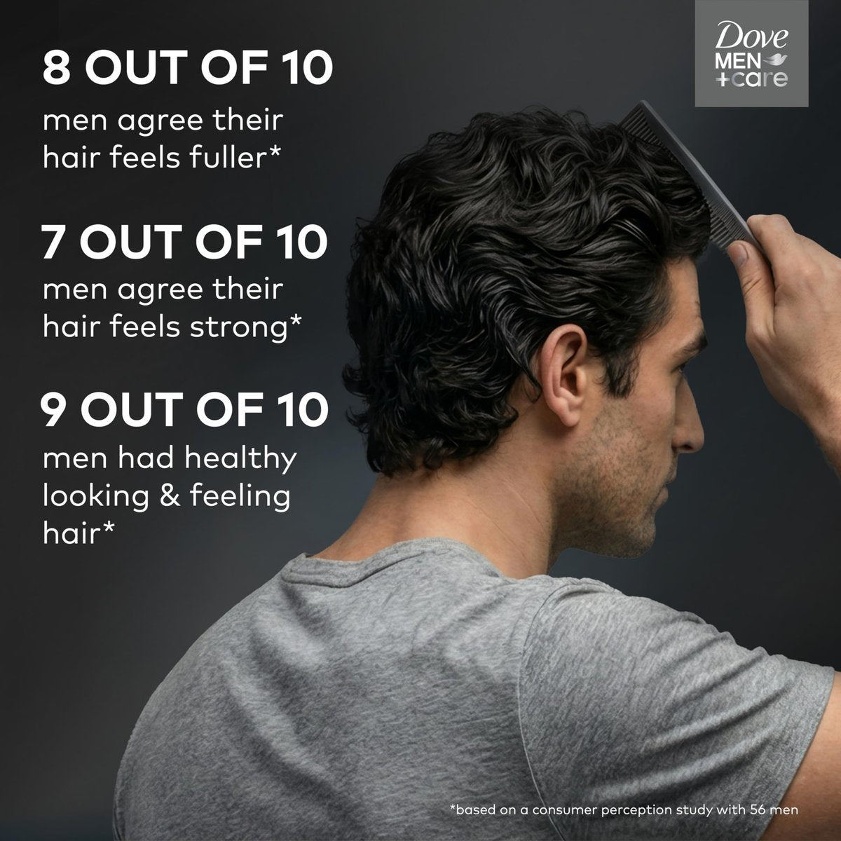 Dove Men+Care Charcoal & Clay Shampoo 28 Fl Oz | Deep Purifying & Hair Strengthening - görsel 13