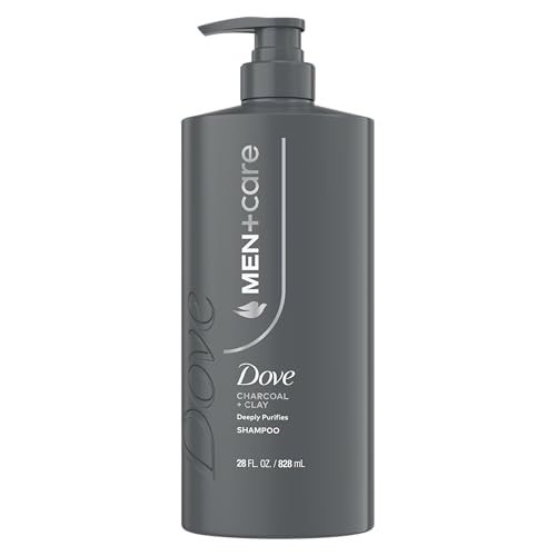 Dove Men+Care Charcoal & Clay Shampoo 28 Fl Oz | Deep Purifying & Hair Strengthening - görsel 2