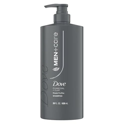 Dove Men+Care Charcoal & Clay Shampoo 28 Fl Oz | Deep Purifying & Hair Strengthening