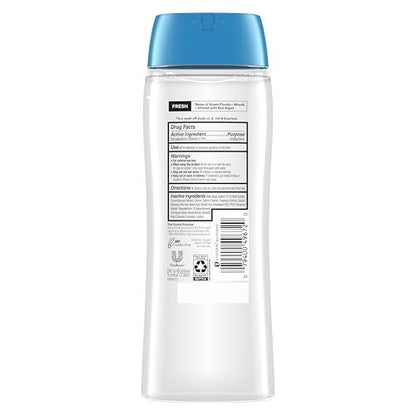 Suave Deeply Clean Antibacterial Body Wash with Glycerin & Vitamin E, Moisturizing Skin Cleanser, Paraben Free, 18 Fl Oz (Pack of 6)