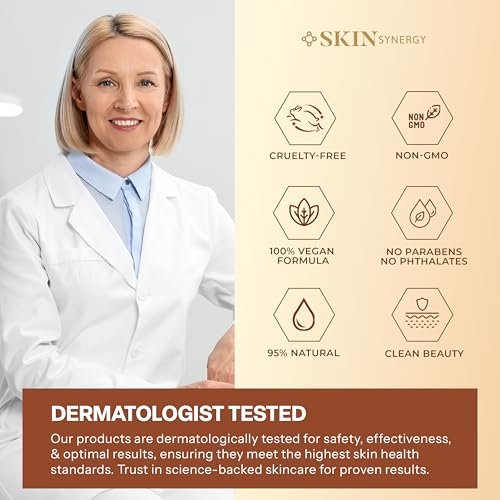 Skin Synergy Collagen & Vitamin E Face Serum – Hydrating, Firming & Nourishing – Anti-Aging Korean Skin Care, Clean Beauty, Vegan, Cruelty Free – 1.69 Fl Oz Avelisse