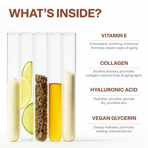 Skin Synergy Collagen & Vitamin E Face Serum – Hydrating, Firming & Nourishing – Anti-Aging Korean Skin Care, Clean Beauty, Vegan, Cruelty Free – 1.69 Fl Oz Avelisse