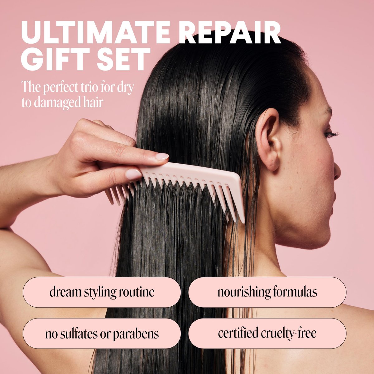 MONDAY Haircare Ultimate Repair Gift Set | REPAIR Shampoo, Conditioner & Leave-In Treatment - görsel 3