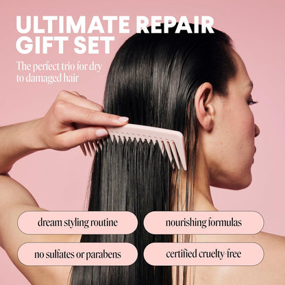 MONDAY Haircare Ultimate Repair Gift Set | REPAIR Shampoo, Conditioner & Leave-In Treatment